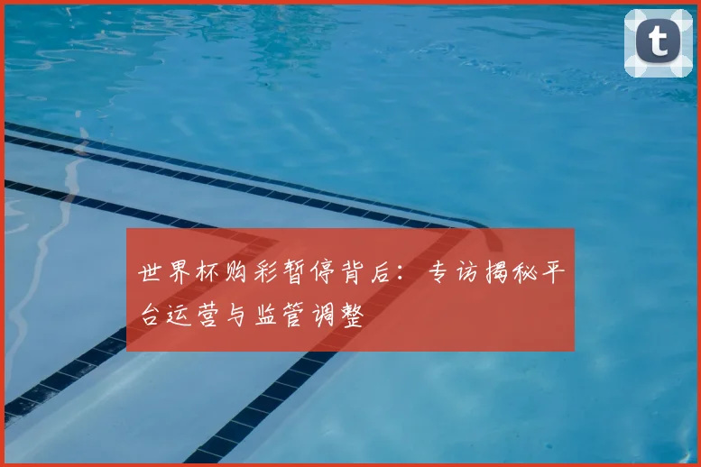 世界杯购彩暂停背后：专访揭秘平台运营与监管调整