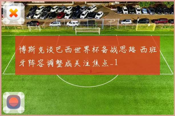 博斯克谈巴西世界杯备战思路 西班牙阵容调整成关注焦点_1